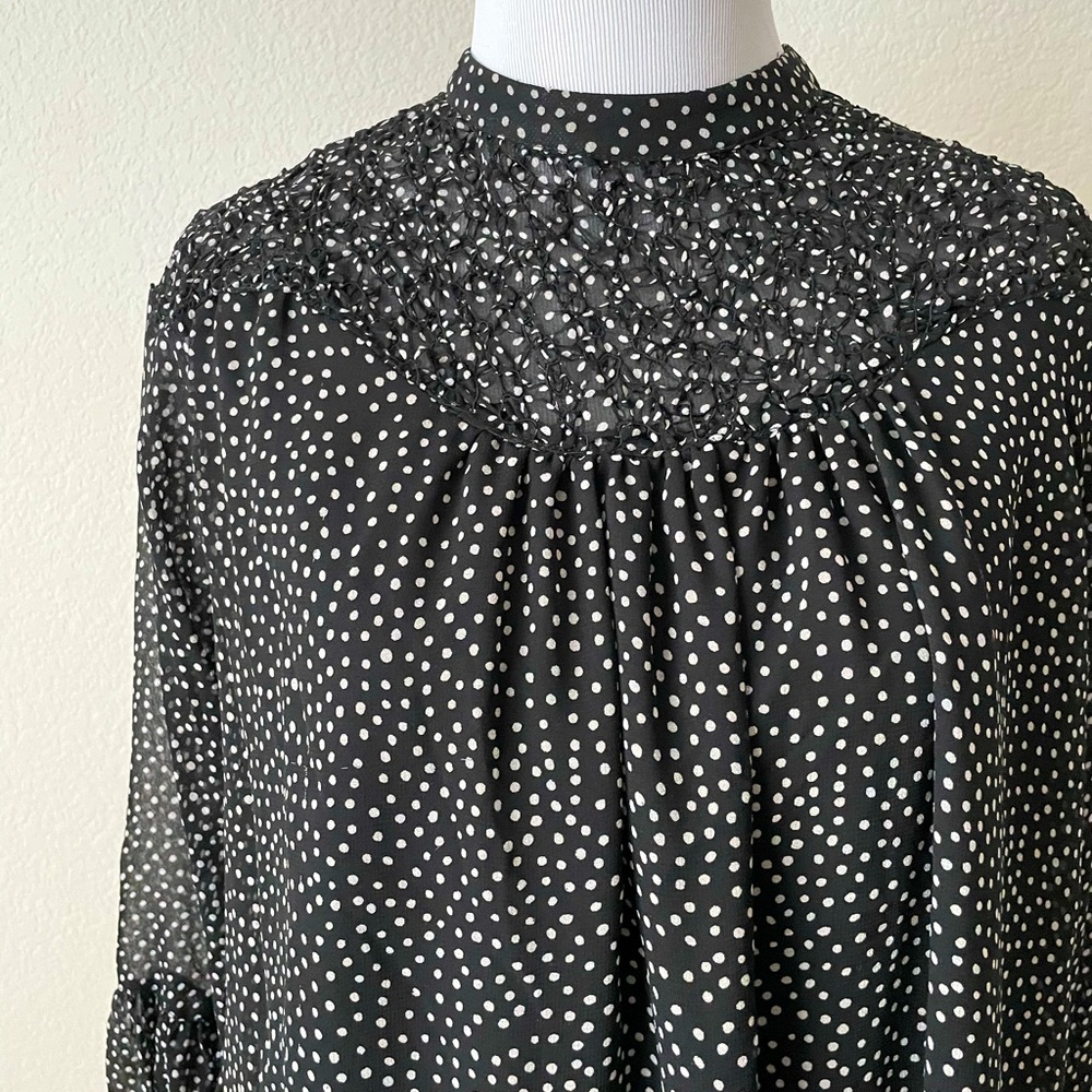 Zara polka dot dress